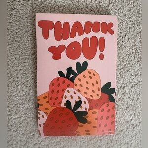 Strawberry Thank You Cards - set of 20